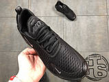 Чоловічі кросівки Nike Air Max 270 Flyknit Triple Black AH8050-005, фото 2