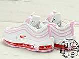 Жіночі кросівки Nike Air Max 97 Pink/White 313054-161, фото 7