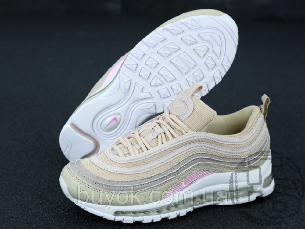 Жіночі кросівки Nike Air Max 97 Premium Pink Snakeskin/White 917646-600