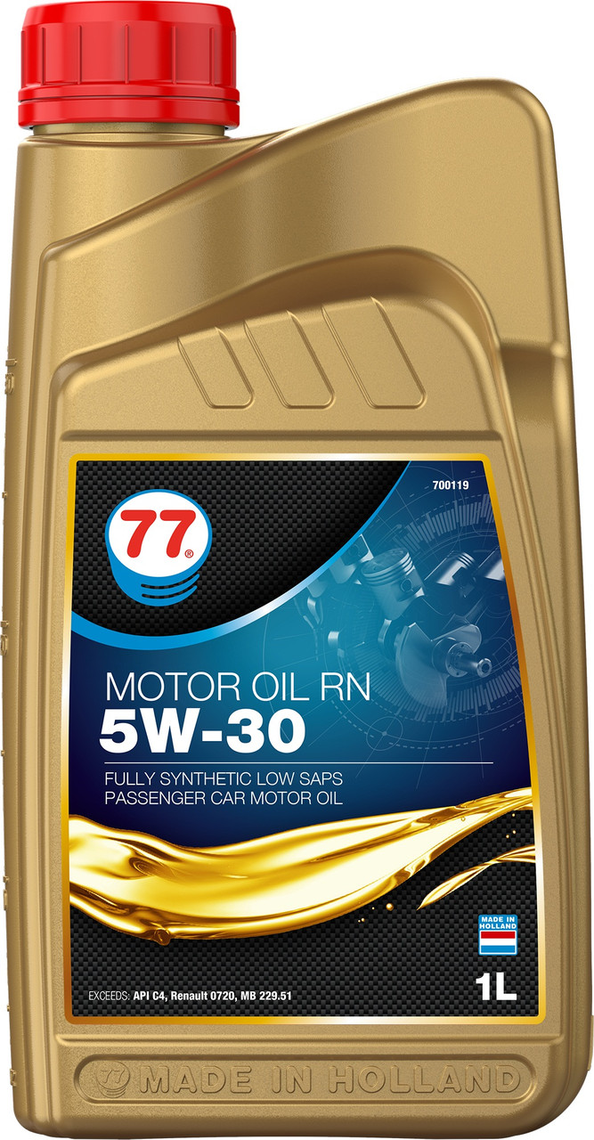 77 MOTOR OIL RN 5W-30 (кан.1 л) ACEA C4 - фото 1 - id-p40517003