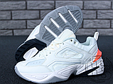 Чоловічі кросівки Nike M2K Tekno Grey White Ctimson AO3108-001, фото 7