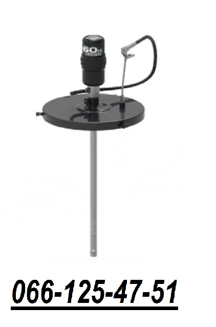 Пневматичний солідолонагнітач 60:1 Piusi GREASE DRUM KIT 200 (для бочки 180-200 кг.), фото 1