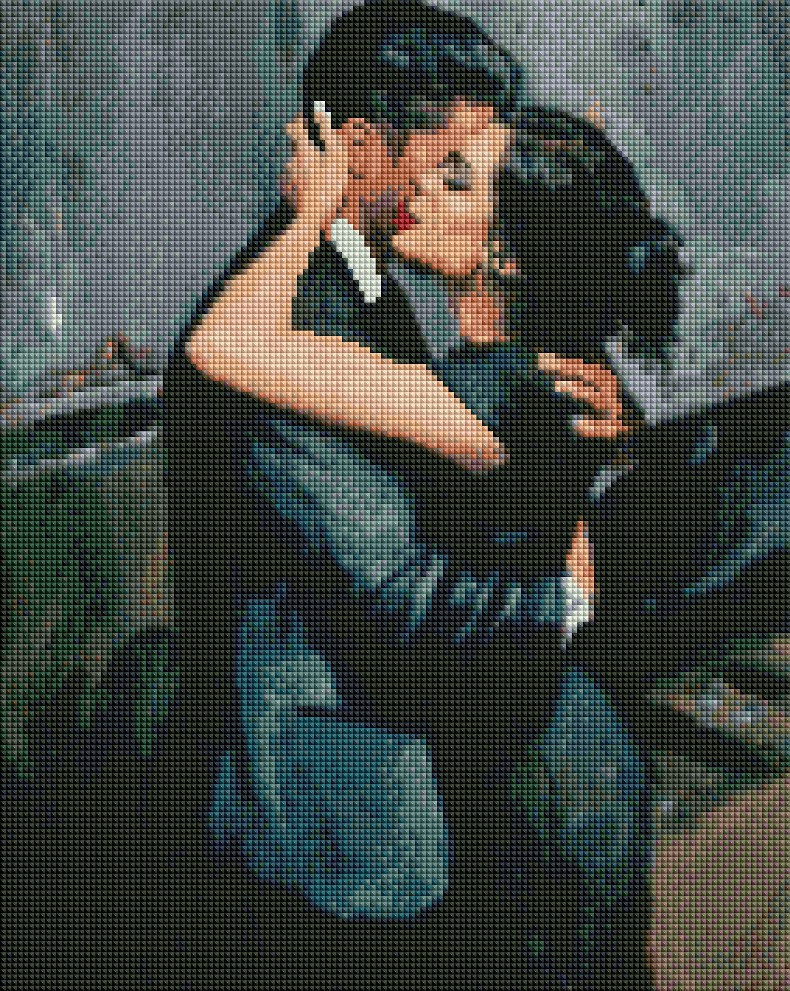 Картина стразами ArtStory Ніжність (ASM15) 40 х 50 см (На підрамнику)