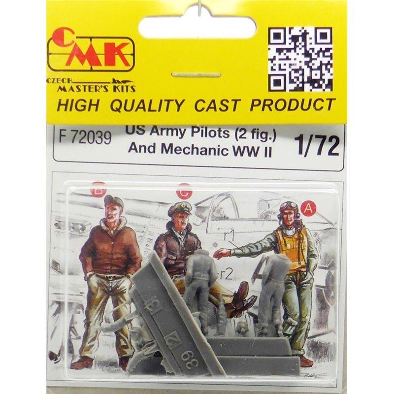 3 фігурки американські пілоти і технік в масштабі 1/72. CMK F72039
