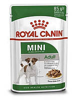 Royal Canin Mini Adult (Роял Канин Мини Эдалт) влажный корм для маленьких собак до 10 кг от 10 м. 85 г х 12 шт