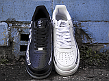 Чоловічі кросівки Nike Air Force 1 Low Black Skeleton BQ7541-001, фото 9