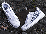 Чоловічі кросівки Nike Air Force 1 Low Skeleton Halloween White BQ7541-100, фото 9