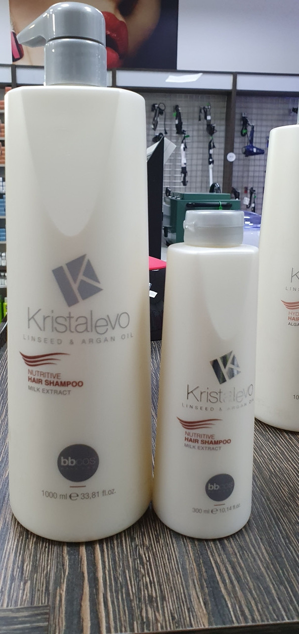 Шампунь для волосся поживний — Bbcos Kristal Evo Nutritive Hair Shampoo, 1000 мл