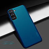 Захисний чохол Nillkin для Samsung Galaxy S21+ Super Frosted Shield Blue Синій, фото 7