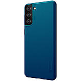 Захисний чохол Nillkin для Samsung Galaxy S21+ Super Frosted Shield Blue Синій, фото 5