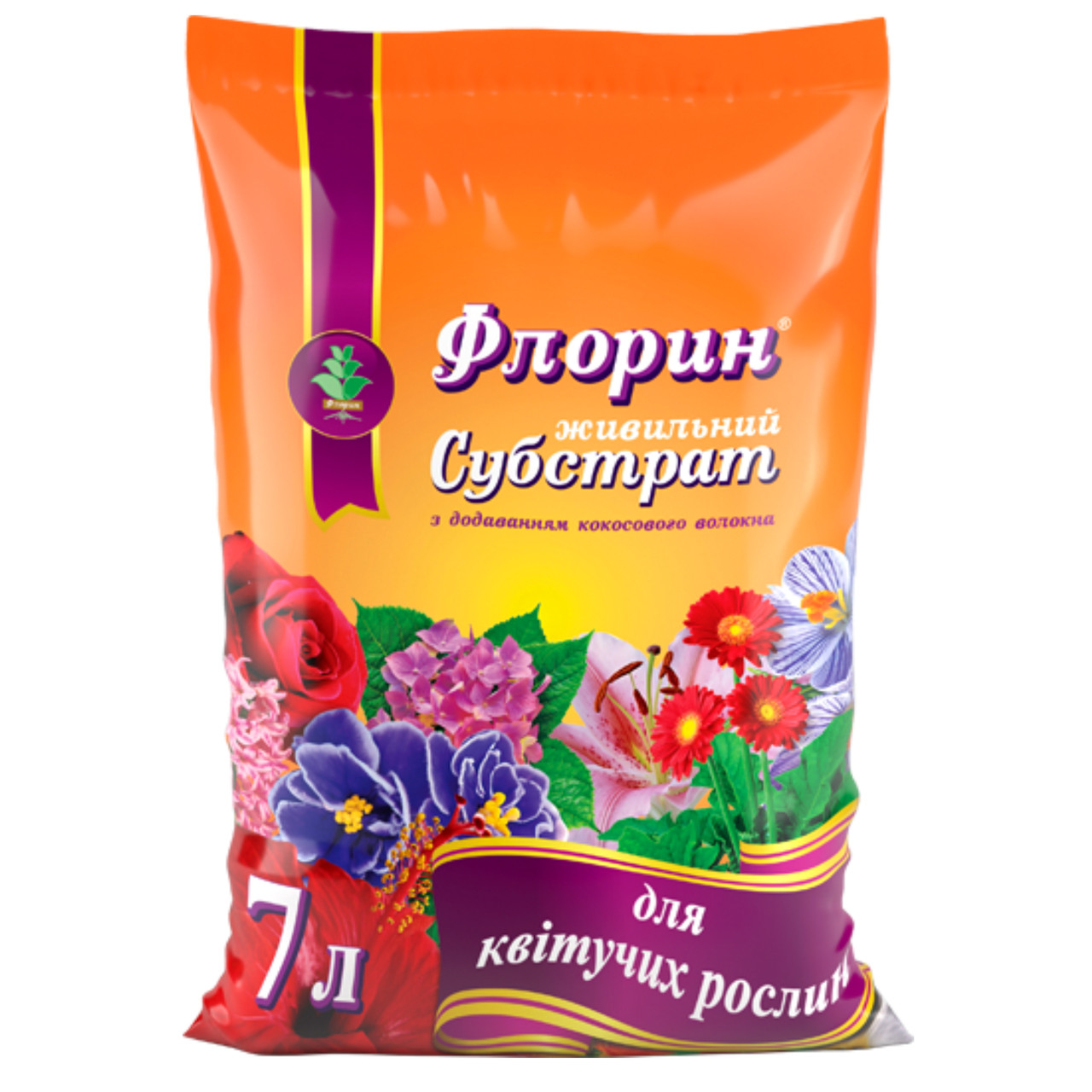 Субстрат Флорин для квітучих рослин 7 л, фото 1