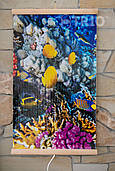 Настінний обігрівач картина Кораловий риф / рибки. Розмір 100х57 см., Потужність 400 Вт, макс. темп. 75°C
