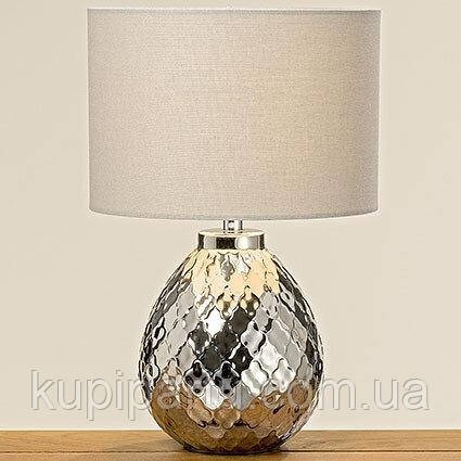 Настільна лампа срібло h37 см кераміка Гранд Презент 1001628