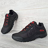 40, 44 р. Кросівки чоловічі весна-осінь чорні Adventure (Кз-402ч), фото 7