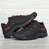 40, 44 р. Кросівки чоловічі весна-осінь чорні Adventure (Кз-402ч), фото 8