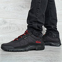 40, 44 р. Кросівки чоловічі весна-осінь чорні (Кз-402ч)