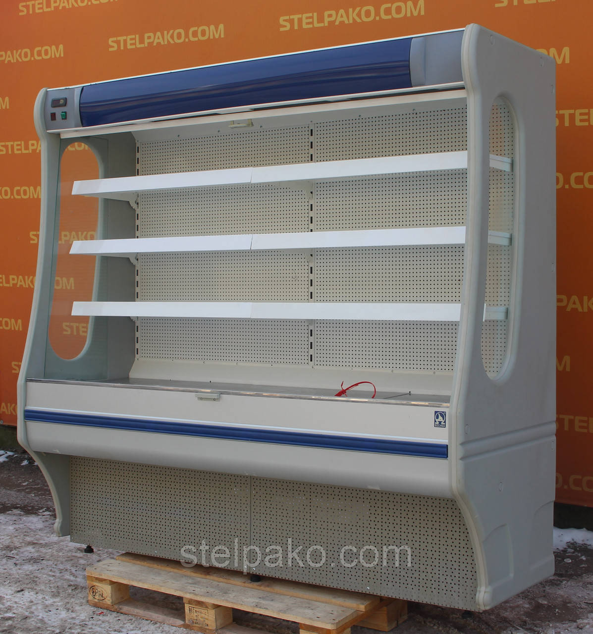 Холодильна гірка (регал) «Bochnia R-20» 2.0 м, (Польща), LED — підсвітка, Б/у