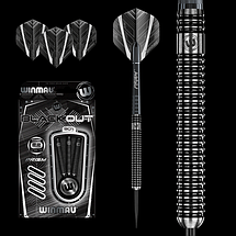Набір дротиків дартс із вольфраму BlackOut Winmau Англія 22 грами, фото 3