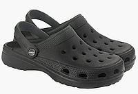 Кроксы сабо рабочие черные REIS BCDOTS B Crocs