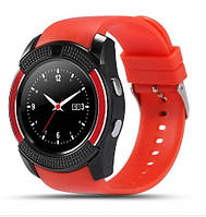 Сенсорний розумний годинник Smart Watch V8 Red