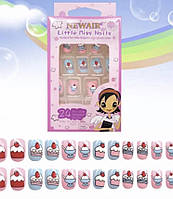 Нігті дитячі накладні яскраві «Любими смаколики» Japan Joyme international