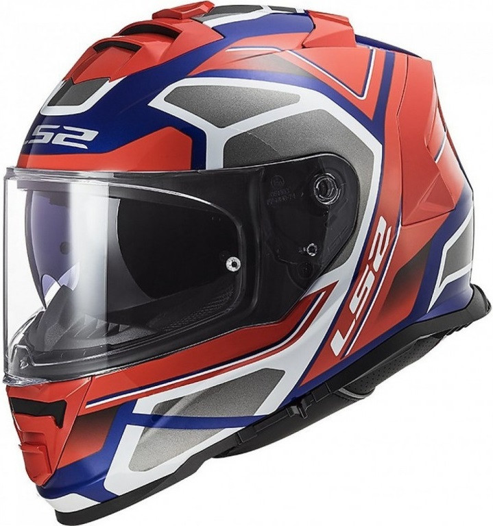 Мотошолом LS2 FF800 Storm Faster червоний/синій, XXL