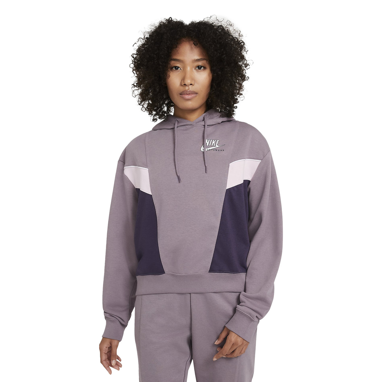 Толстовка женская Nike Sportswear Heritage Hoodie Fleece CZ8604-531 L - фото 1 - id-p1336746832