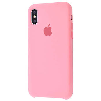 Чохол Silicone case для IPhone X/Xs Pink рожевий