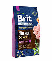 Brit (Брит) Premium Junior S сухий корм для цуценят і молодих собак великих порід, 8 кг