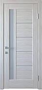 Двері міжкімнатні Грета ПВХ Deluxe зі склом сатин, фото 3
