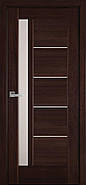 Двері міжкімнатні Грета ПВХ Deluxe зі склом сатин, фото 5
