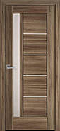 Двері міжкімнатні Грета ПВХ Deluxe зі склом сатин, фото 6