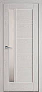 Двері міжкімнатні Грета ПВХ Deluxe зі склом сатин, фото 7