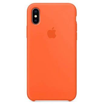 Чохол Silicone case для IPhone X/Xs Orange жовтогарячий
