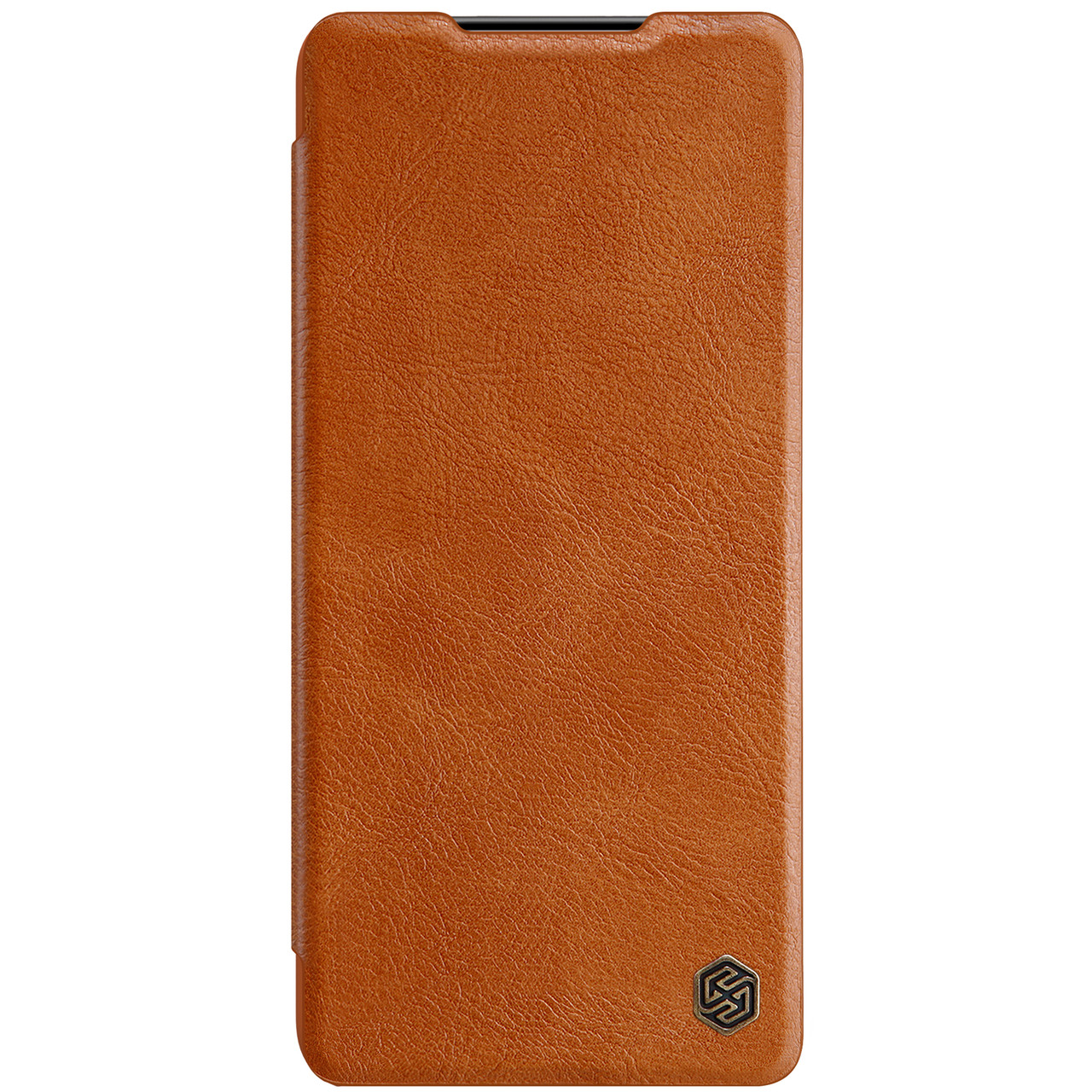 Захисний чохол-книжка Nillkin для Samsung Galaxy S21+ Qin leather case Brown Коричневий