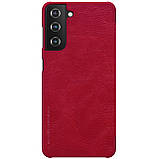 Захисний чохол-книжка Nillkin для Samsung Galaxy S21+ Qin leather case Red Червоний, фото 2