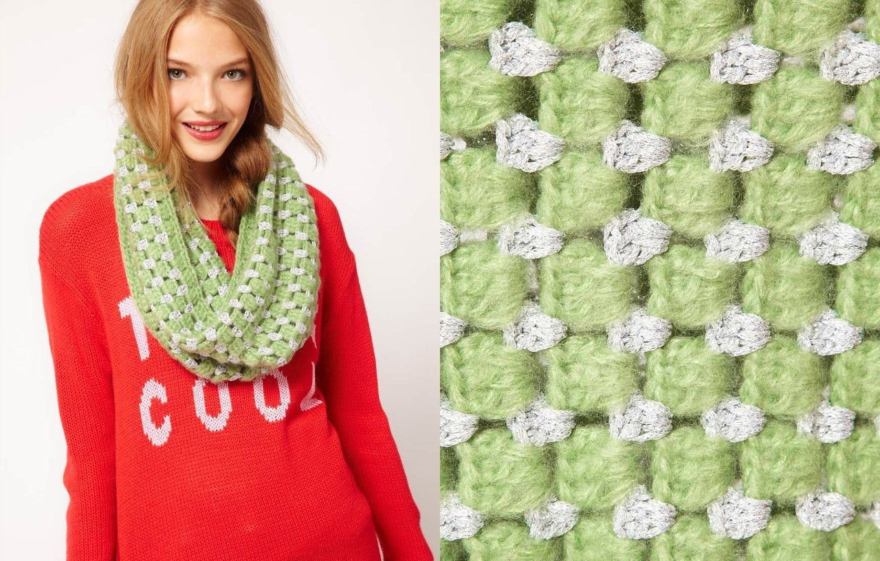 Шарф ASOS — Winter_Green (Шарфи/Жіночі)