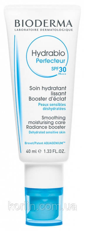 Bioderma Hydrabio Perfecteur SPF 30 Крем Для Обличчя Біодерма Гідрабіо Перфектор SPF30 ФРРАНЦІЯ