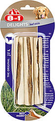 Ласощі для собак 8in1 Delights beff sticks Палички з яловичиною 13 см 3 шт