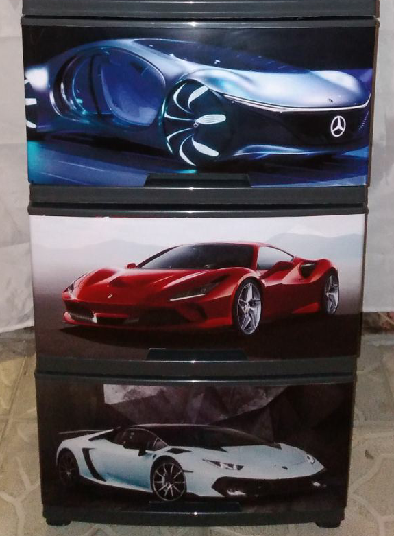 Комод на 3 ящики з декором "принцеси діснея" Алеана