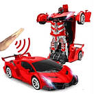 Машинка-трансформер на радіокеруванні Glorious Міѕѕіоп Autobot велика | Машинка на пульті | Робот-машина, фото 6