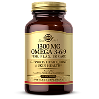 Omega 3-6-9 1300 mg Solgar, 60 капсул