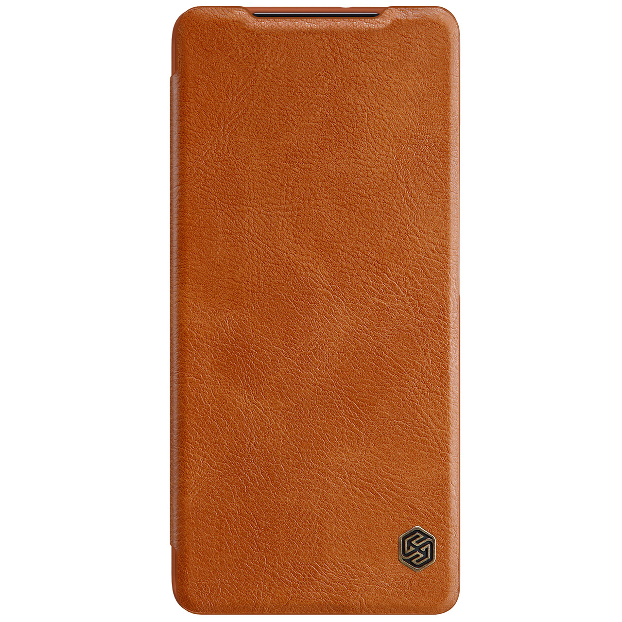 Захисний чохол-книжка Nillkin для Samsung Galaxy S21 Ultra Qin leather case Brown Коричневий