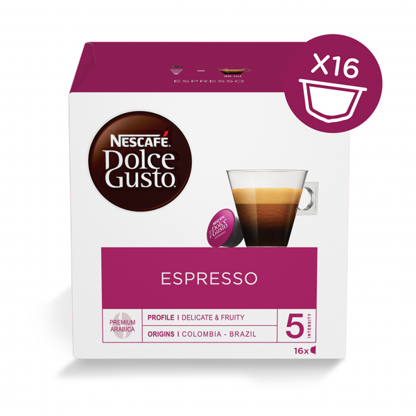 Капсули Espresso, 16 капсул Dolce Gusto