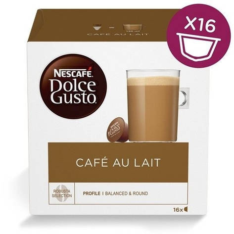 Капсули Cafe au Lait, 16 капсул Dolce Gusto, фото 1