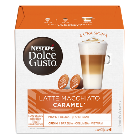 Капсули Latte Macchiato Caramel, 1+1 шт. Dolce Gusto, фото 1