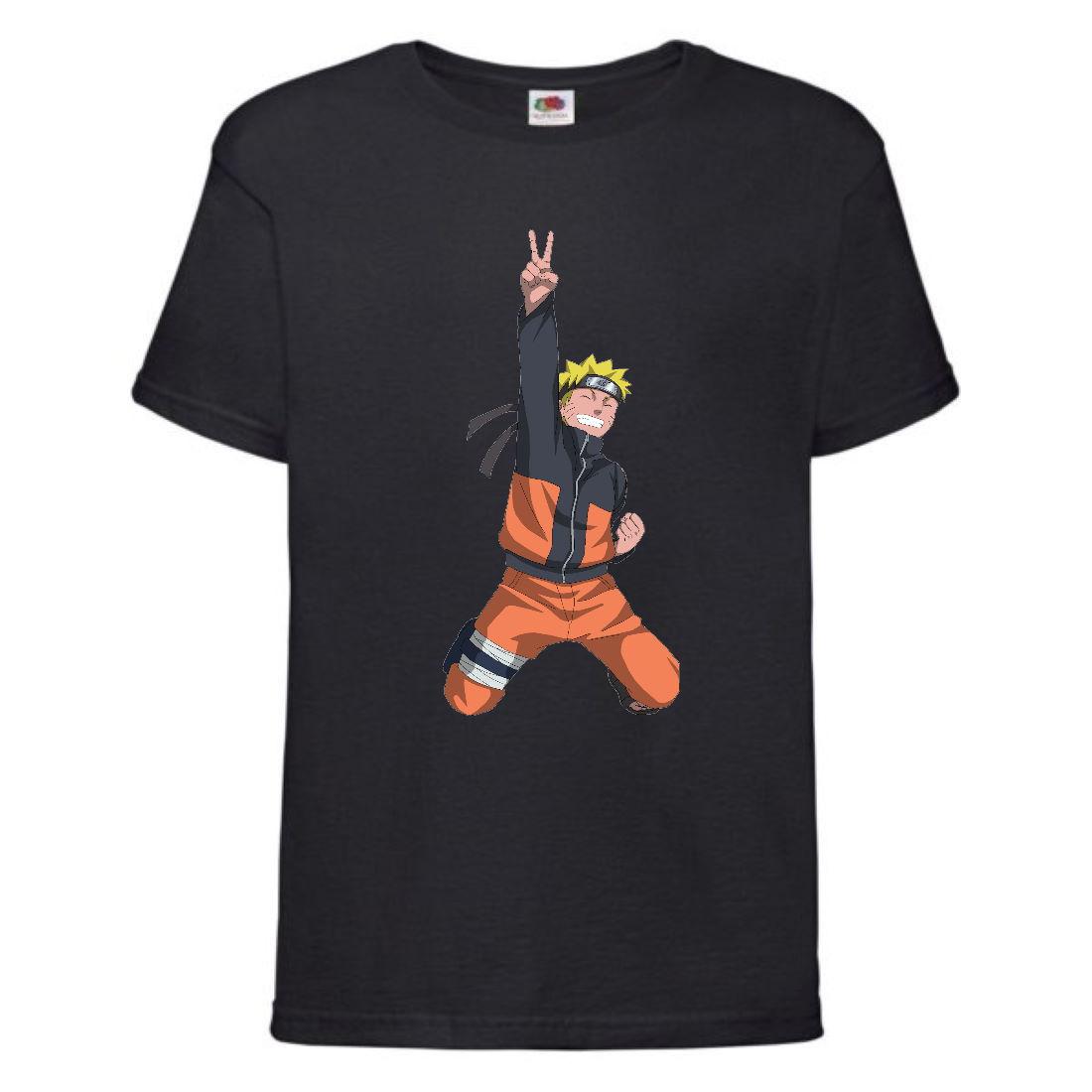 Футболка Naruto (Naruto - 0039) чорна 104-116-128-140-152-164 розмір