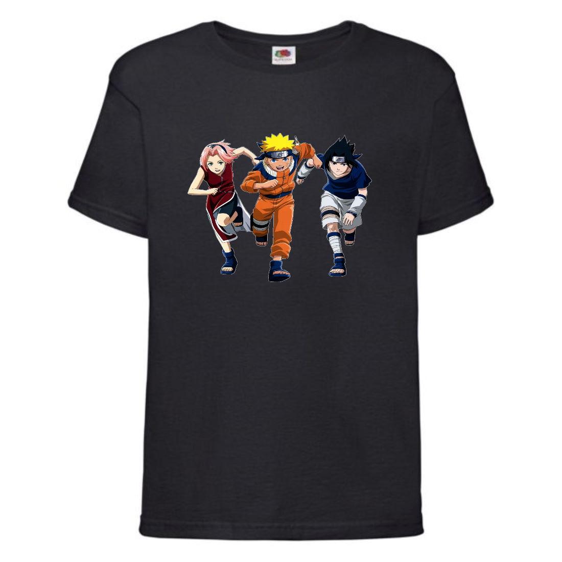 Футболка Naruto (Naruto - 0042) чорна 104-116-128-140-152-164 розмір