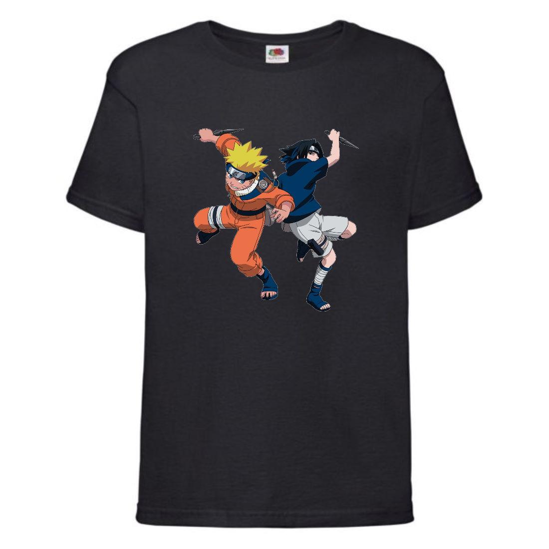 Футболка Naruto (Naruto - 0052) чорна 104-116-128-140-152-164 розмір