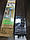 Ширма гармошка №4 Дуб темний 820х2030х0,6 мм двері розсувні міжкімнатні пластикові глухі, фото 2